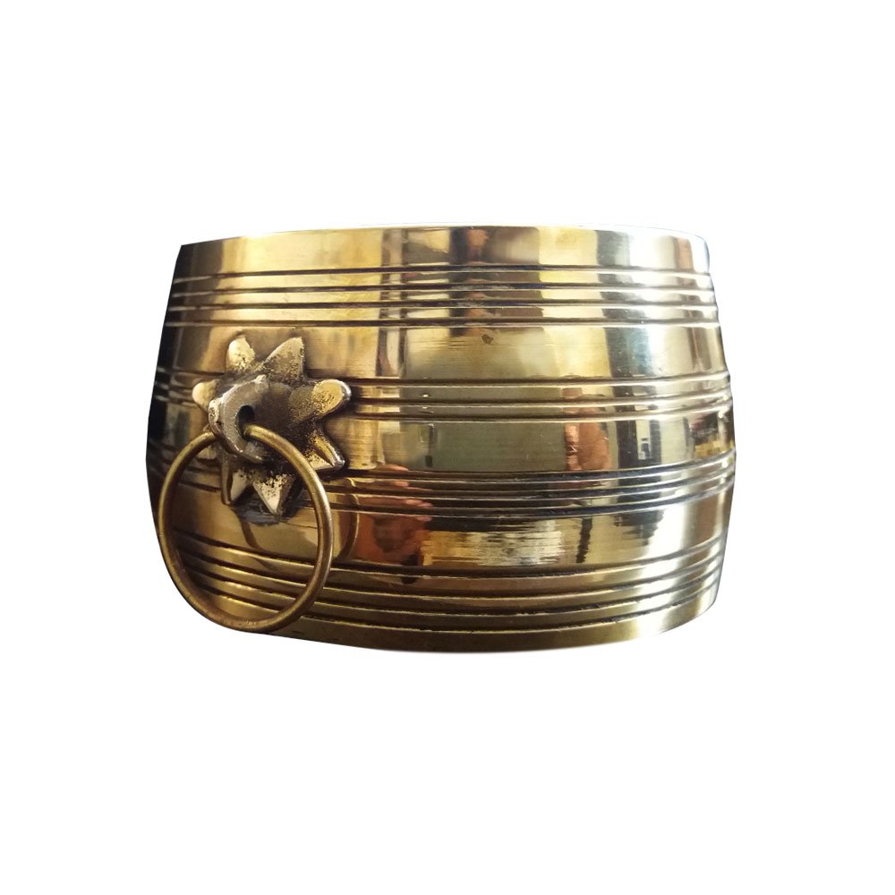 Decorative Small Bell Metal Alloy Nazhi/Changazhy/Idangazhy Traditional Measuring Bowl Miniature